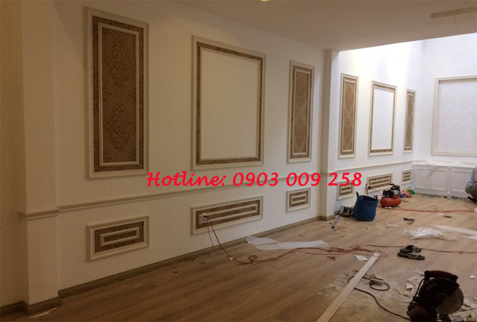 phào chỉ khung tường nhựa hàn quốc
